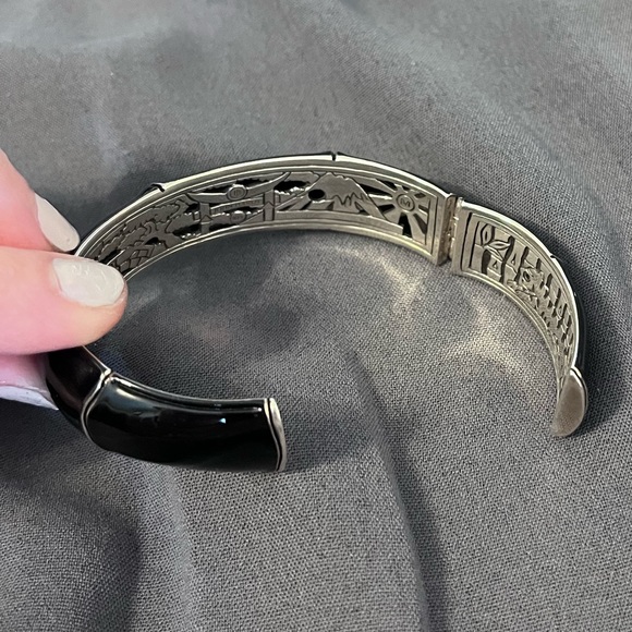 John Hardy Bamboo Enamel Bangle - Picture 3 of 4